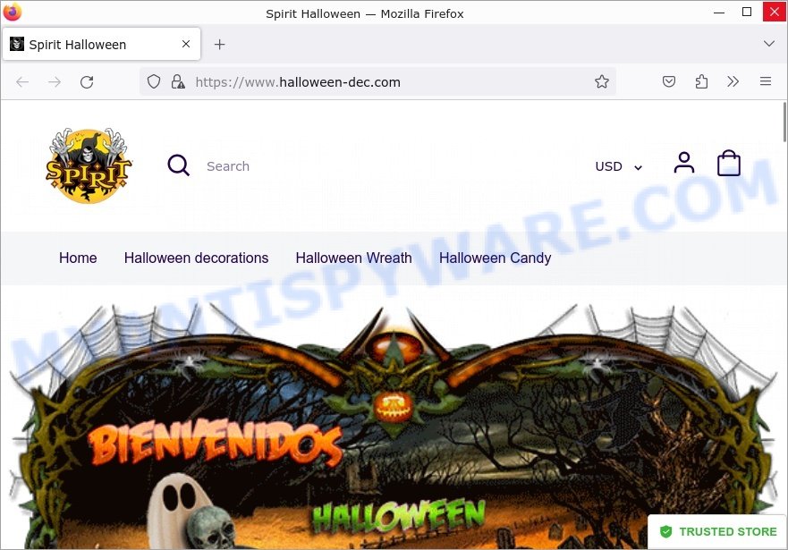 Halloween-dec.com Spirit Halloween Scam