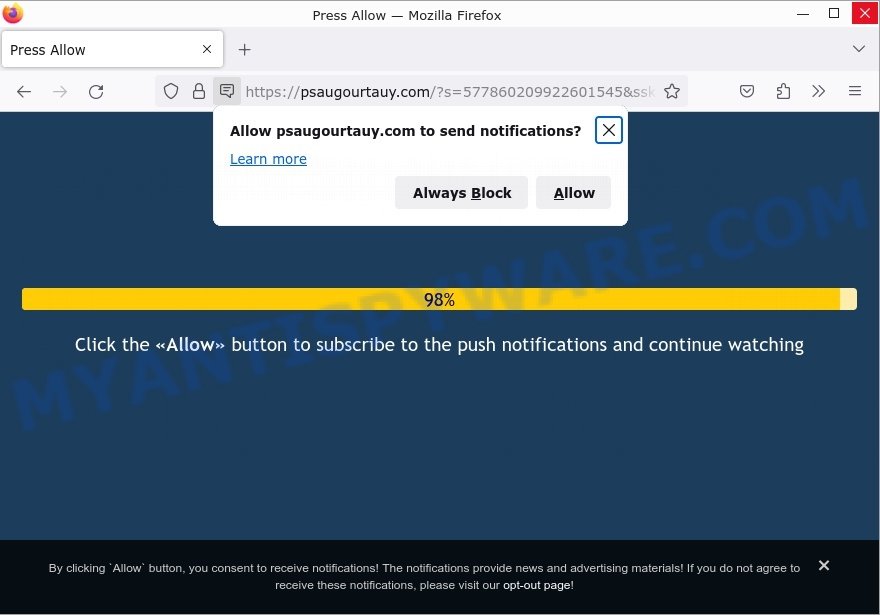 Psaugourtauy.com Press Allow Scam