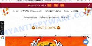 Spirit Halloween Deals scam