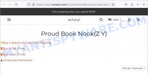 Acharyi.com Proud Book Nook scam