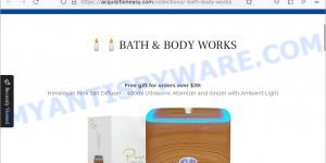 Acquisitioneasy.com BATH BODY WORKS Scam