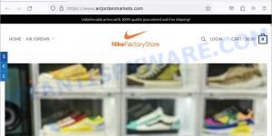 Airjordanmarkets.com Nike Air Jordan Sneakers Online Shop Scam