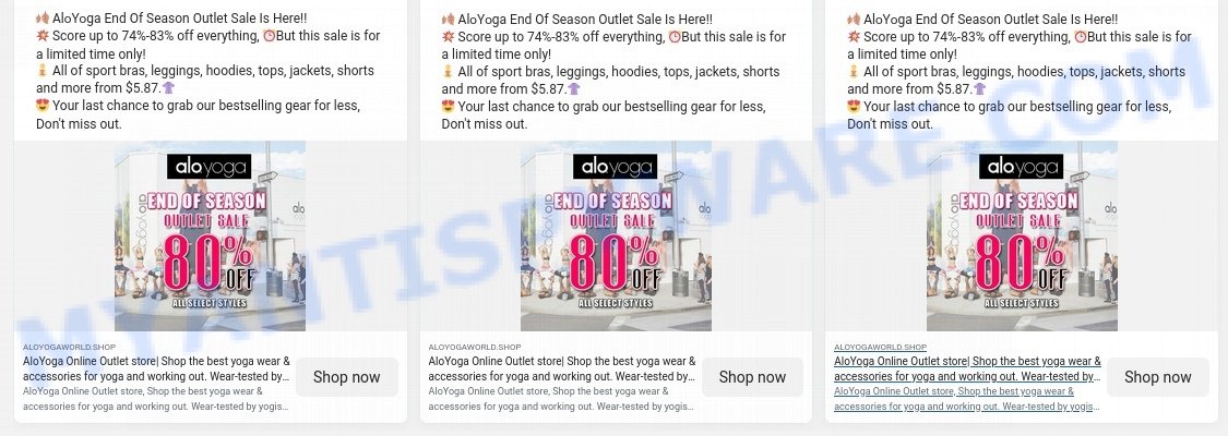 Is Aloyogaworld s 83 Al Y ga End Of Season Outlet Sale Real