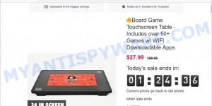 Aoedfactionll.com Board Game Touchscreen Table scam