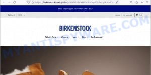 BirkenstockSaleing.shop fake BIRKENSTOCK Online Shop scam