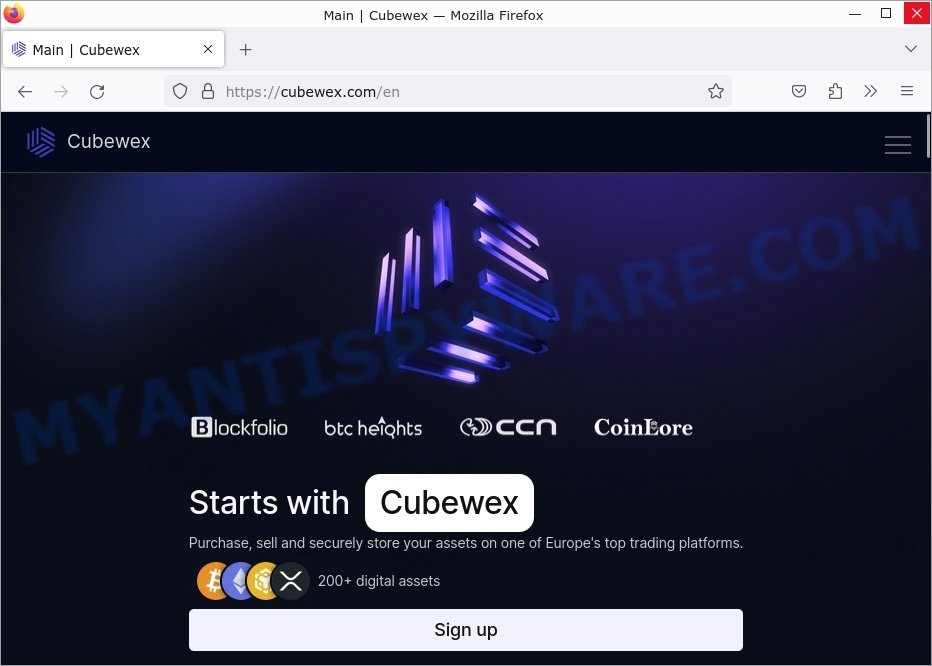 Cubewex.com bitcoin scam