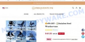 Frequentlyk.com Stainless Steel Weathervane Scam