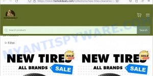 Hsmokdeals.com New Tires Clearance Sale scam