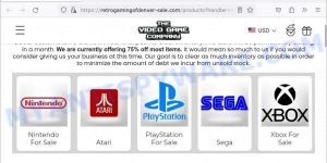 Retrogamingofdenver-sale.com scam