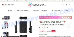 Sequserial.com ANBERNIC RG353VS GAME CONSOLE Scam