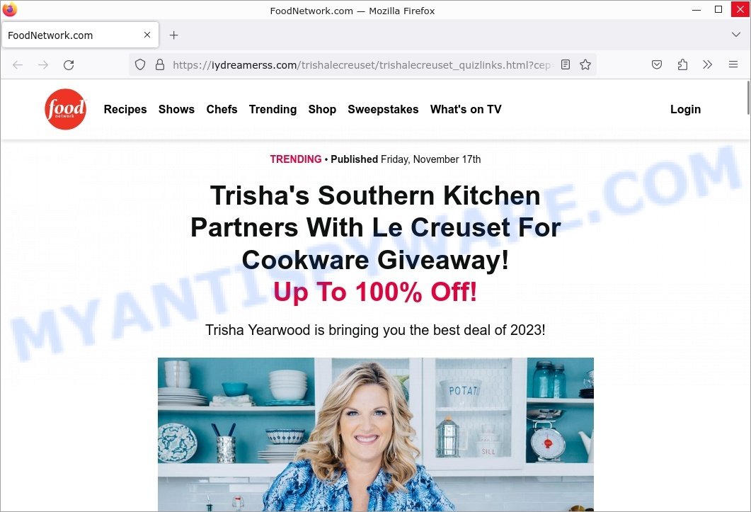Trisha Yearwood Le Creuset Giveaway Scam Beware of Free Cookware on