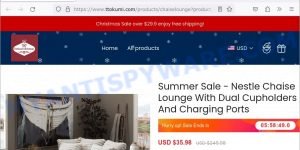 Ttokumi.com Nestle Chaise Lounge scam