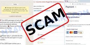 USPS WhatsApp scam