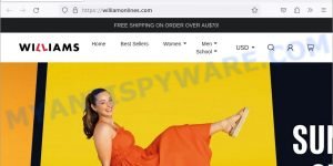 Williamonlines.com scam store