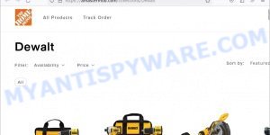 Amastermob.com DEWALT 90 Off Sale scam