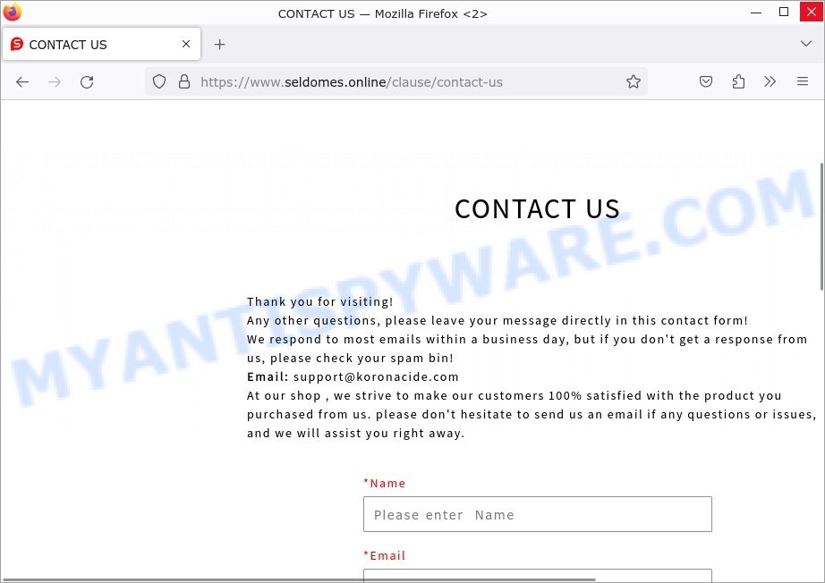 Apple Clearance Sale scam store contacts