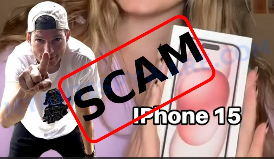 Ashton Mila Giveaway Upgrade Your Phone Scam