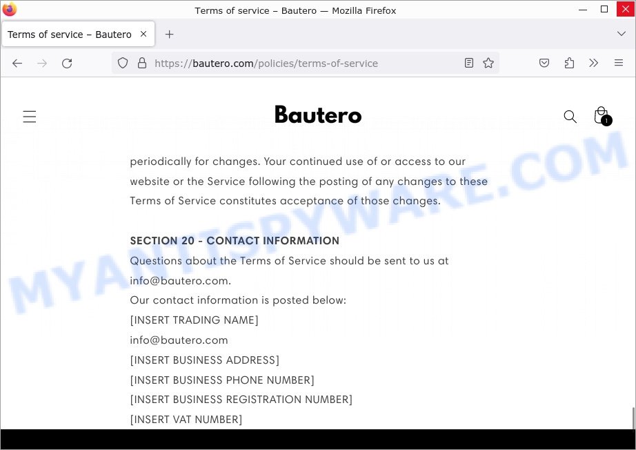 Bautero.com Unbrush Detangling Hair Brush scam contacts