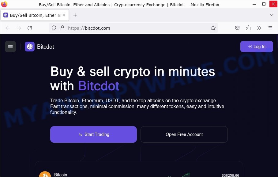 Bitcdot.com bitcoin scam