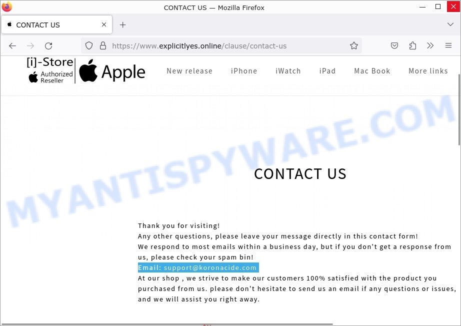 Explicitlyes.online apple istore contacts