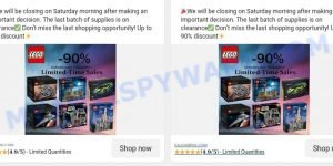 Kajoabrig.com lego sale scam