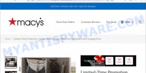 Macysofficialsite.com macys Clearance Sale scam