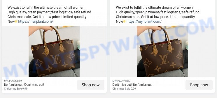 Mynplant Louis Vuitton Christmas Sale scam