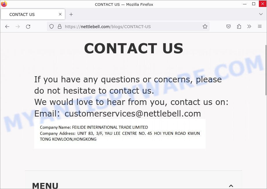 Nettlebell.com contacts