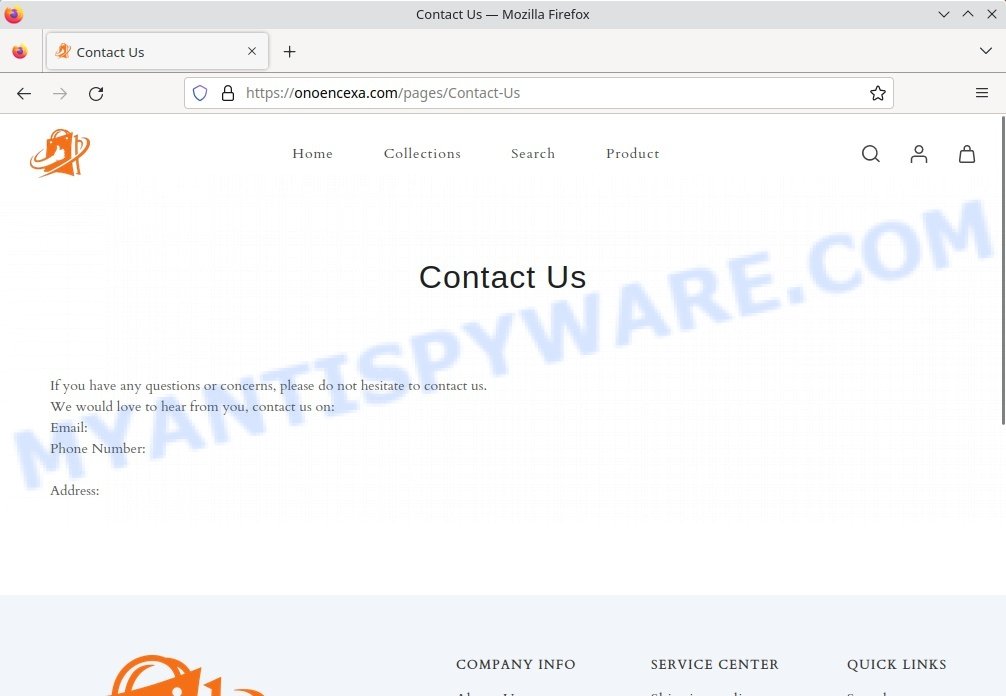 Onoencexa.com Switch 32GB Console scam contacts