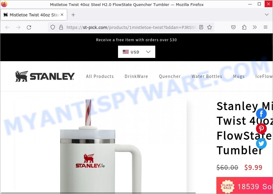 Stanleysus.com Scam Store: A Fake Stanley Website