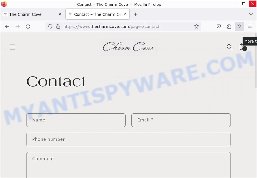 Thecharmcove.com Charm Cove contacts