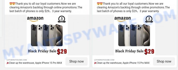 lothersitiousbi.com scam store ads