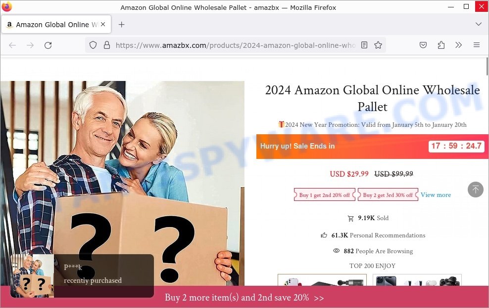 Amazbx.com Amazon Global Online Wholesale Pallet scam