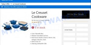 Ayesha Curry Le Creuset Giveaway Scam private info