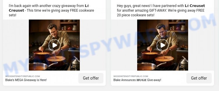 Blake Shelton Le Creuset Giveaway Scam