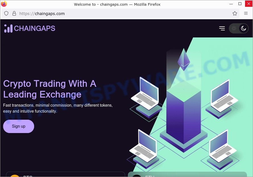 Chaingaps.com crypto scam