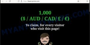 Claim 1k from me Beast-promo.com scam