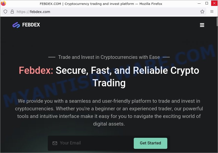 Febdex.com crypto scam