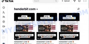 Henderbit.com tiktok bitcoin crypto scam