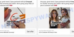 Jennifer Lopez Le Creuset Giveaway Scam