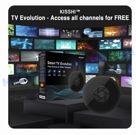 KISSHI Smart TV Evolution Scam ads