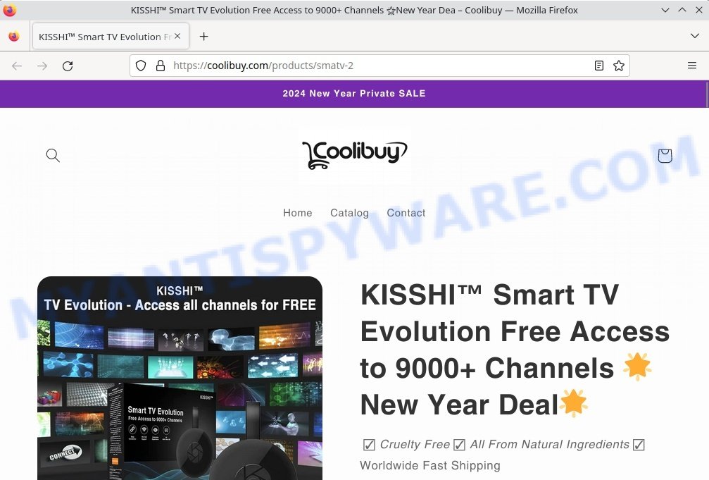 KISSHI Smart TV Evolution Scam