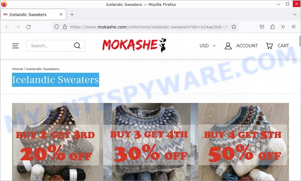 Mokashe.com scam store