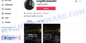 Nabelex.com btc tiktok scam