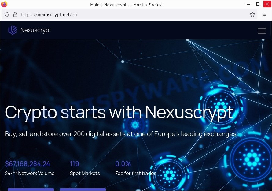 Nexuscrypt.net crypto scam