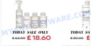 Olaplex.outlet-uk.com scam