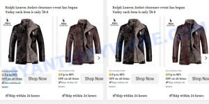 Sylayam.com Ralph Lauren Jacket clearance scam