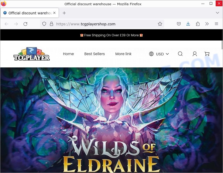 Tcgplayershop.com TCGplayer scam website