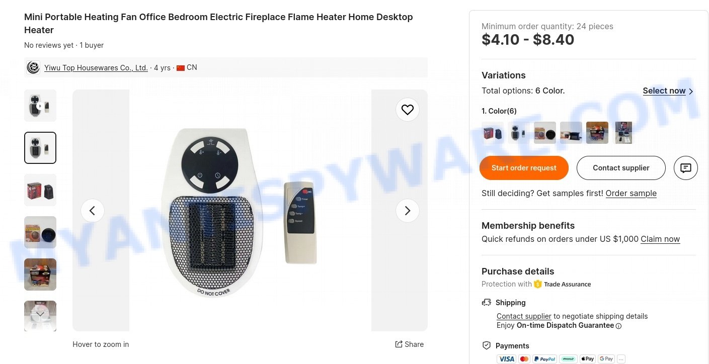 Toasty Heater scam real price