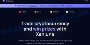 Xenluna.com crypto scam